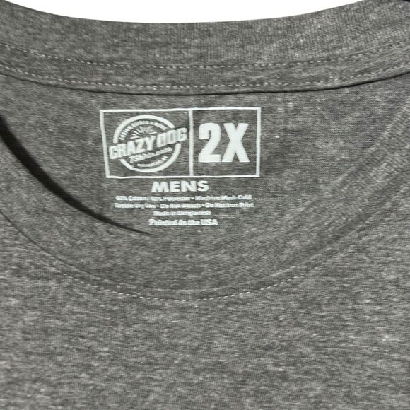 Gray Grandpa Men's T-Shirt Size 2X - Picture 2 of 4
